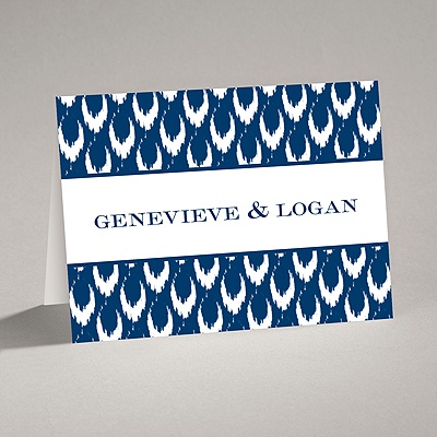 Ikat Style - Note Card and Envelope