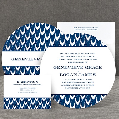 Ikat Style - Invitation