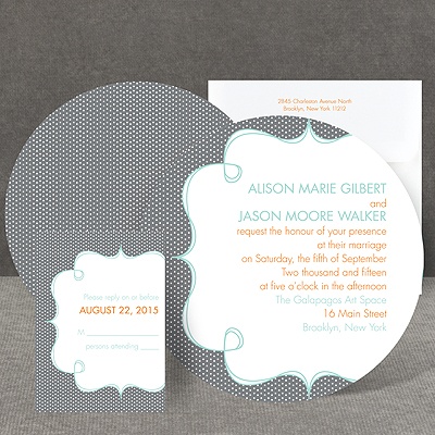 Dotted Crest - Invitation