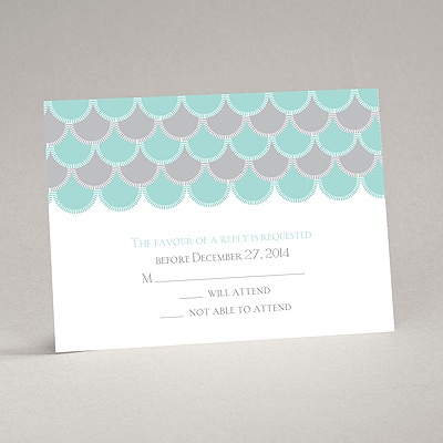 Sassy Scallops - Response Card and Envelope