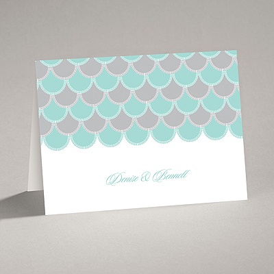 Sassy Scallops - Note Card and Envelope