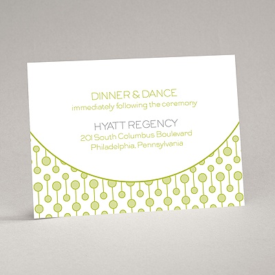 Connect the Dots - Reception Card
