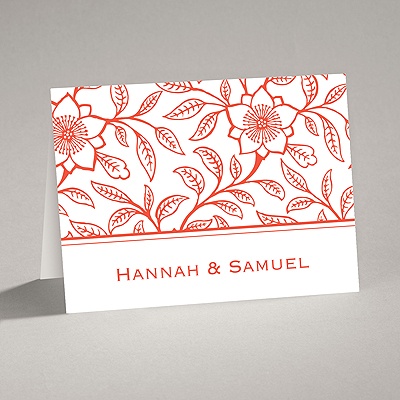 Flowering Vines - Note Card and Envelope