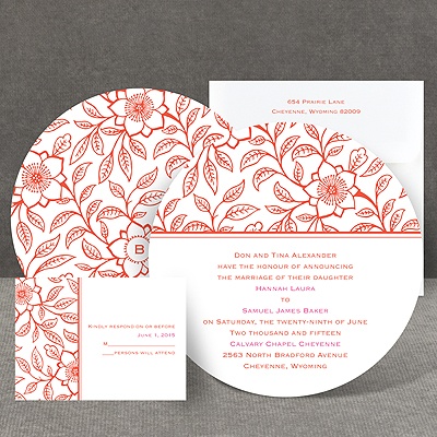 Flowering Vines - Invitation