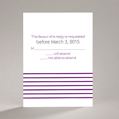 In Line - Response Card and Envelope
