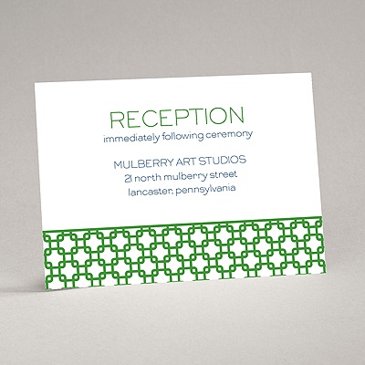 Linked In Love - Reception Card