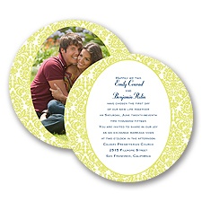 Surrounded in Damask - Limelight - Invitation