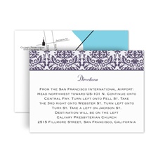 Damask Borders - Map Card