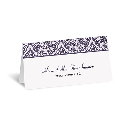 Damask Borders - Escort Card