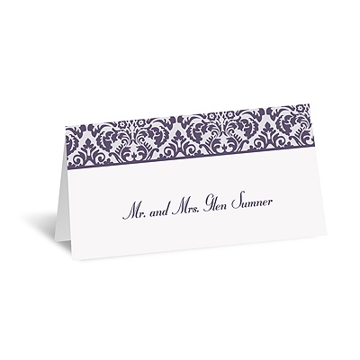 Damask Borders - Place Card