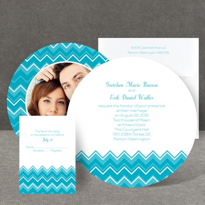Custom Chevron - Invitation