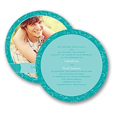 Flowery Filigree - Invitation