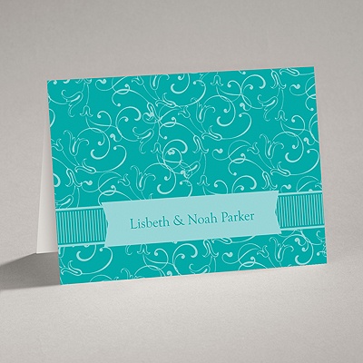 Flowery Filigree - Note Card and Envelope