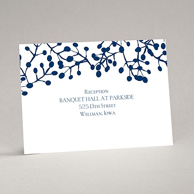 Organic Beauty - Reception Card