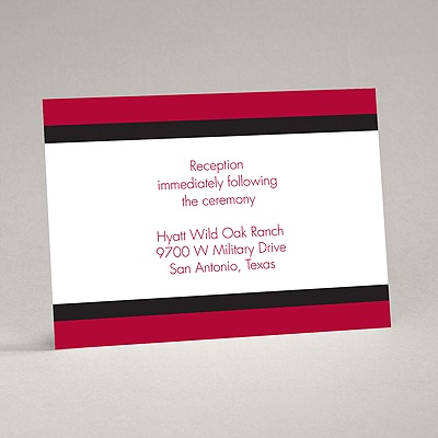 Bold Bands - Reception Card