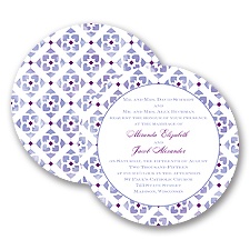 Romantic Mosaic - Grapevine - Invitation