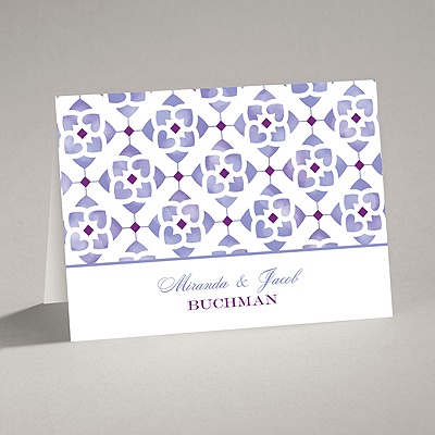 Romantic Mosaic - Grapevine - Note Card and Envelope