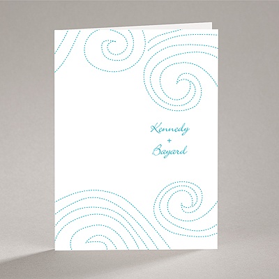 Dotted Swirls - Note Card and Envelope