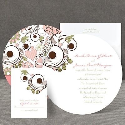 Whimsy Flowers - Invitation