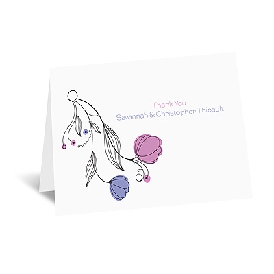 Delicate Posies - Note Card and Envelope
