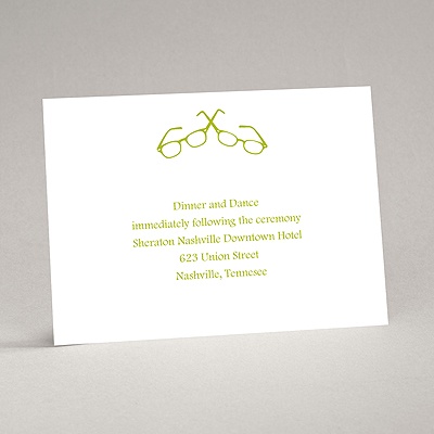 Spectacular Chic - Reception Card