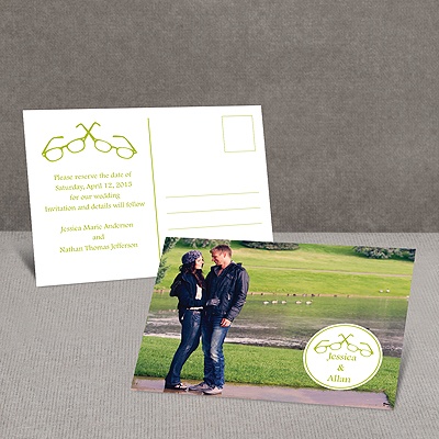 Spectacular Chic - Save the Date Postcard