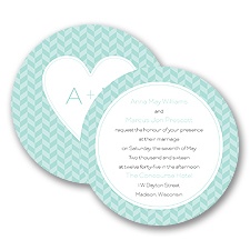 Woven Romance - Invitation
