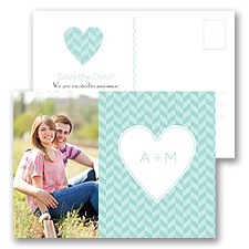 Woven Romance - Save the Date Postcard