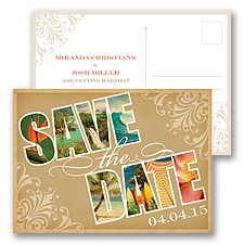 Souvenir - Tropical - Save the Date Postcard