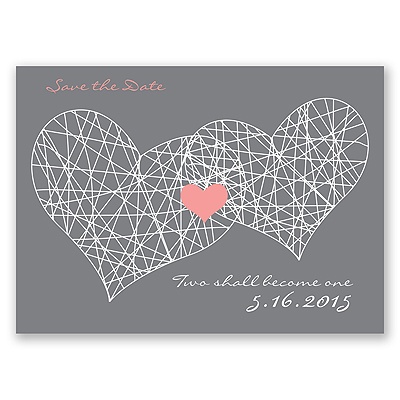 Heart Web - Save the Date Postcard