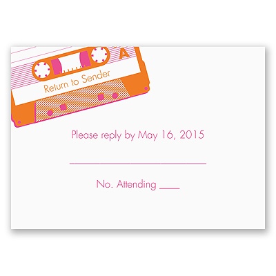 Love Mix - Response Card and Envelope