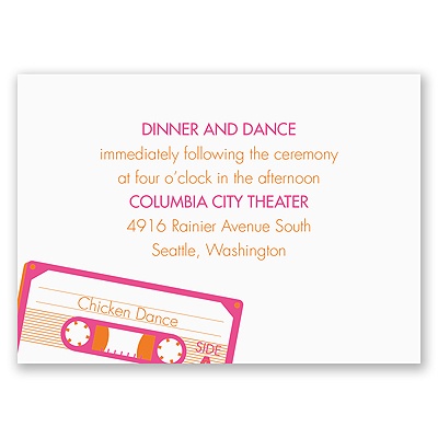 Love Mix - Reception Card