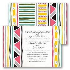 Tribal Patterns - Invitation