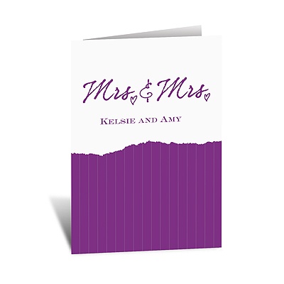 Mrs. and Mrs. - Note Card and Envelope