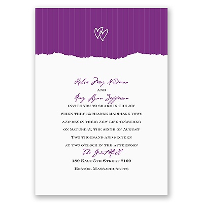 Mrs. and Mrs. - Invitation