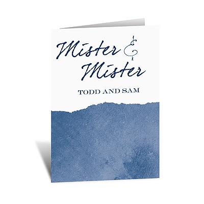 Mister and Mister - Note Card and Envelope