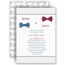 Bow Ties - Invitation