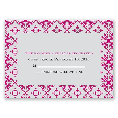 Smooches - Response Card and Envelope
