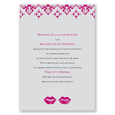 Smooches - Invitation