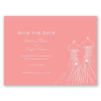 Glamour Brides - Save the Date Card