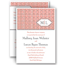 Modern Geometry - All in One Invitation