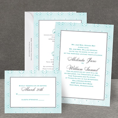 Designer Dots - All in One Invitation