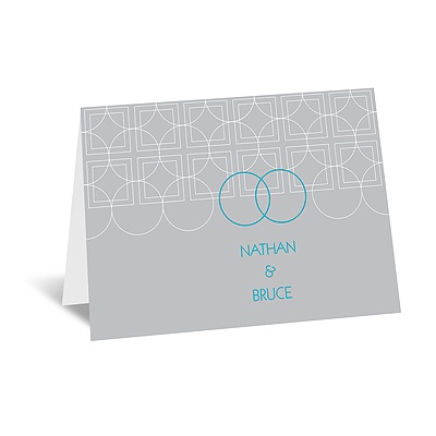 Distinguished Rings - Note Card and Envelope