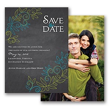 Chalky Vines - Save the Date Card