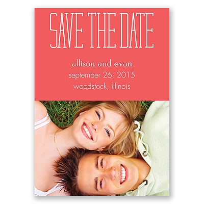 Typecasting - Save the Date Magnet
