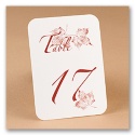 Leaf Table Number Cards