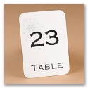 Snowflake Table Number Cards