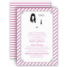 Hipster Silhouette - Invitation