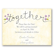 Blossom Together - Freesia - Save the Date Magnet
