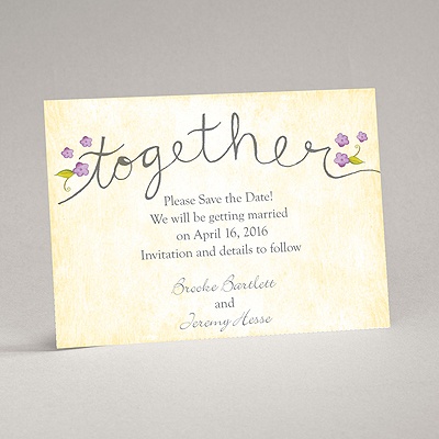 Blossom Together - Freesia - Save the Date Magnet